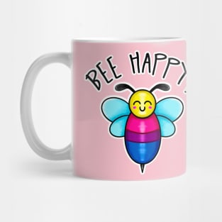 Kawaii LGBT Bee Happy Bisexual Pride Flag Mug